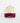 Beechfield_Contrast Peak Corduroy Cap_B690_Natural - Burgundy_Front