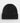 Beechfield_Engineered Knit Ribbed Beanie_B380 - Black_Front