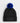 Beechfield_Kids Snowstar Patch Beanie_B443B_black_bright-royal_flat-shot