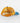 Beechfield_Retro 5 Panel Trucker_B639_sunflower_heritage-blue_rear