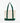 Westfordmill_Earthaware organic varsity shopper_W804 _Natural-Bottle Green_Front on shot